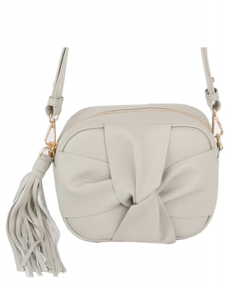 Bow Boxy Crossbody Bag LD151-1 GRAY